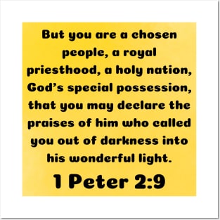 Bible Verse 1 Peter 2:9 Posters and Art